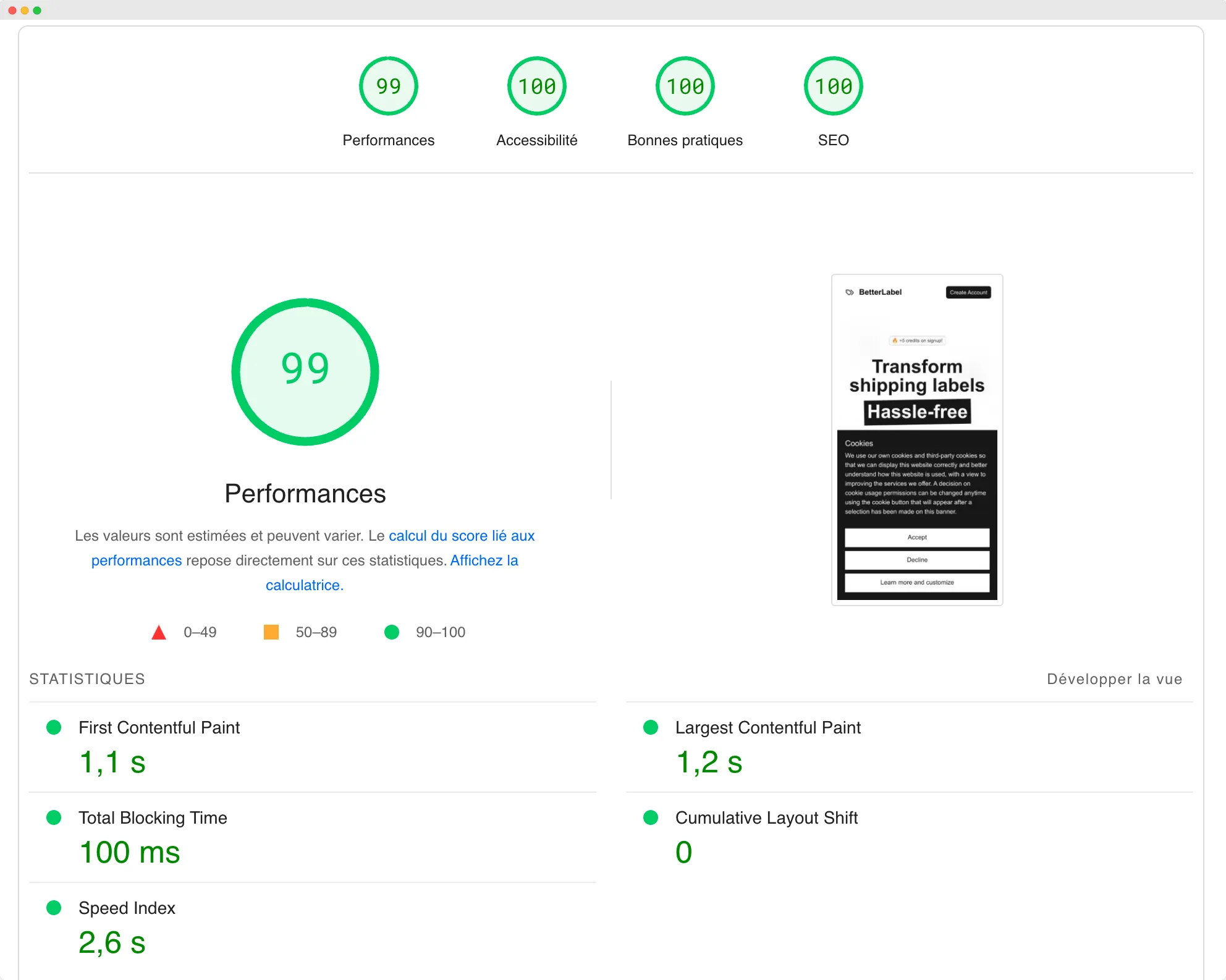 Nuxt permet une optimisation aux petits oignons !